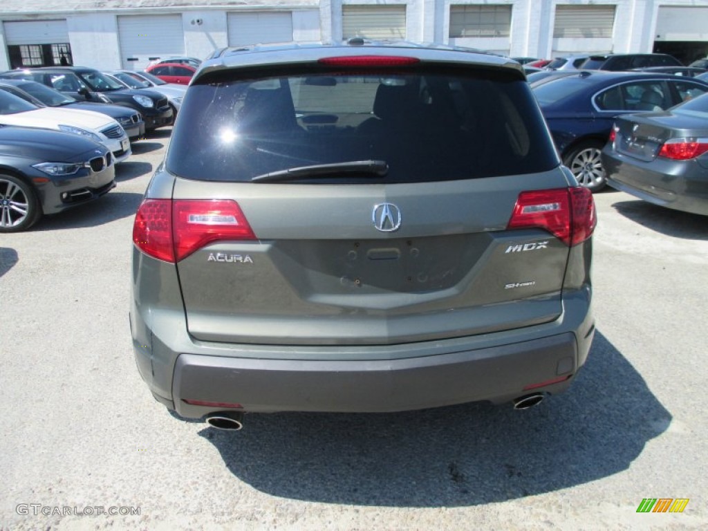 2007 MDX  - Nimbus Gray Metallic / Parchment photo #11