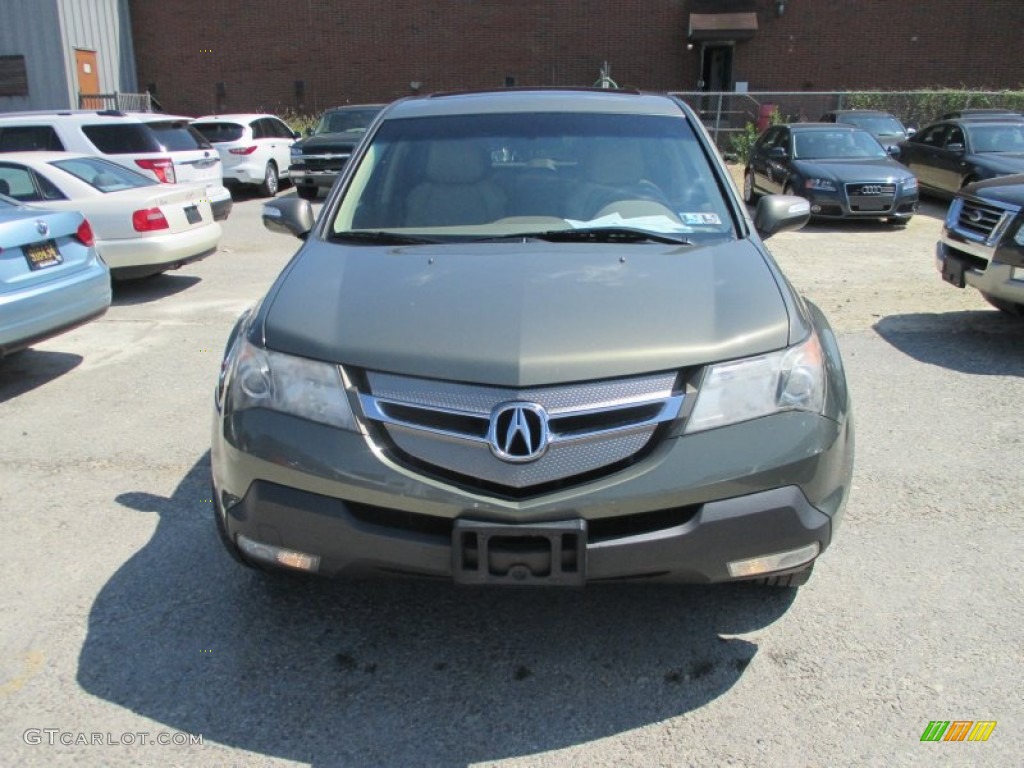 2007 MDX  - Nimbus Gray Metallic / Parchment photo #13