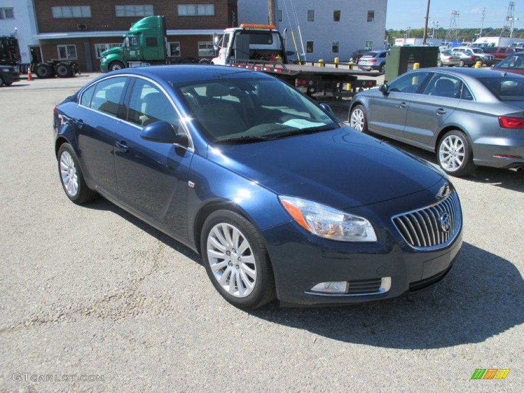 2011 Regal CXL - Majestic Blue Metallic / Cashmere photo #1