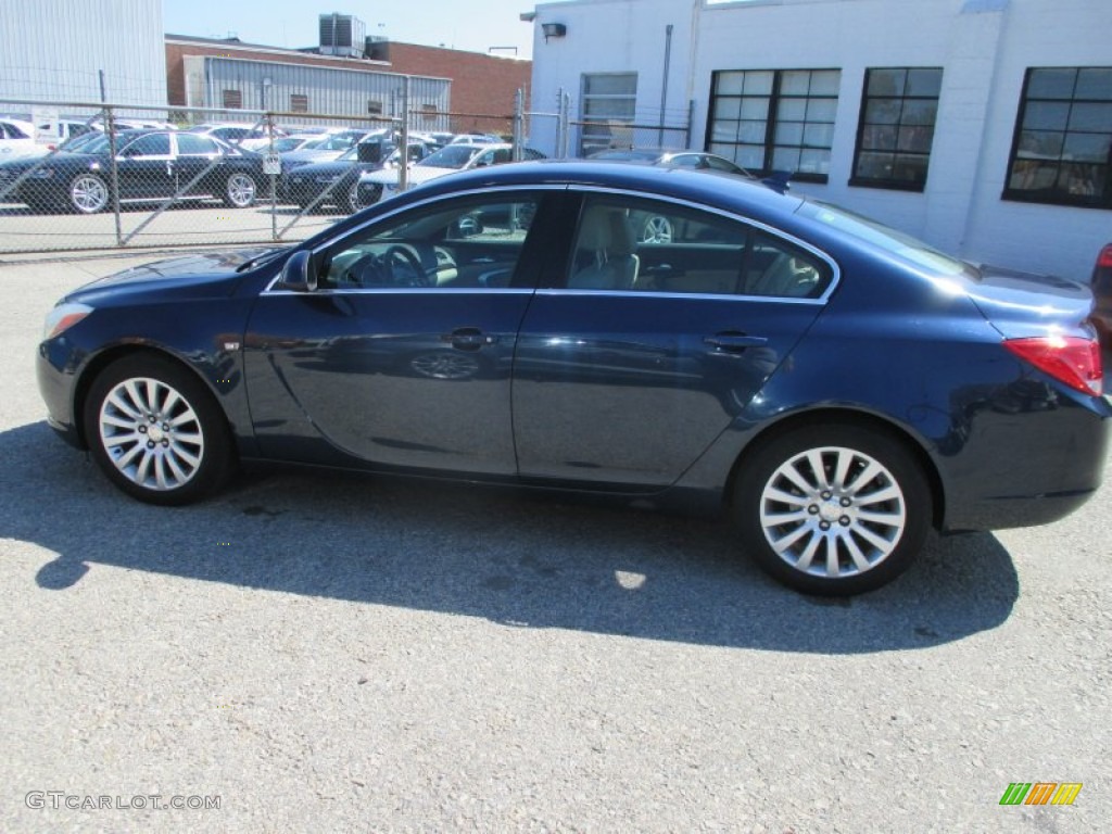 2011 Regal CXL - Majestic Blue Metallic / Cashmere photo #7