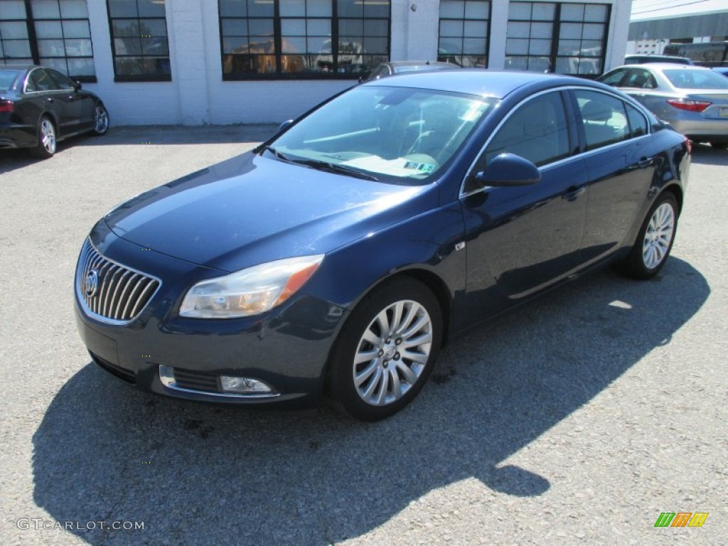 2011 Regal CXL - Majestic Blue Metallic / Cashmere photo #8