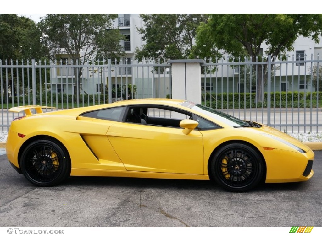 Giallo Halys (Yellow) 2004 Lamborghini Gallardo Coupe Exterior Photo #106654370