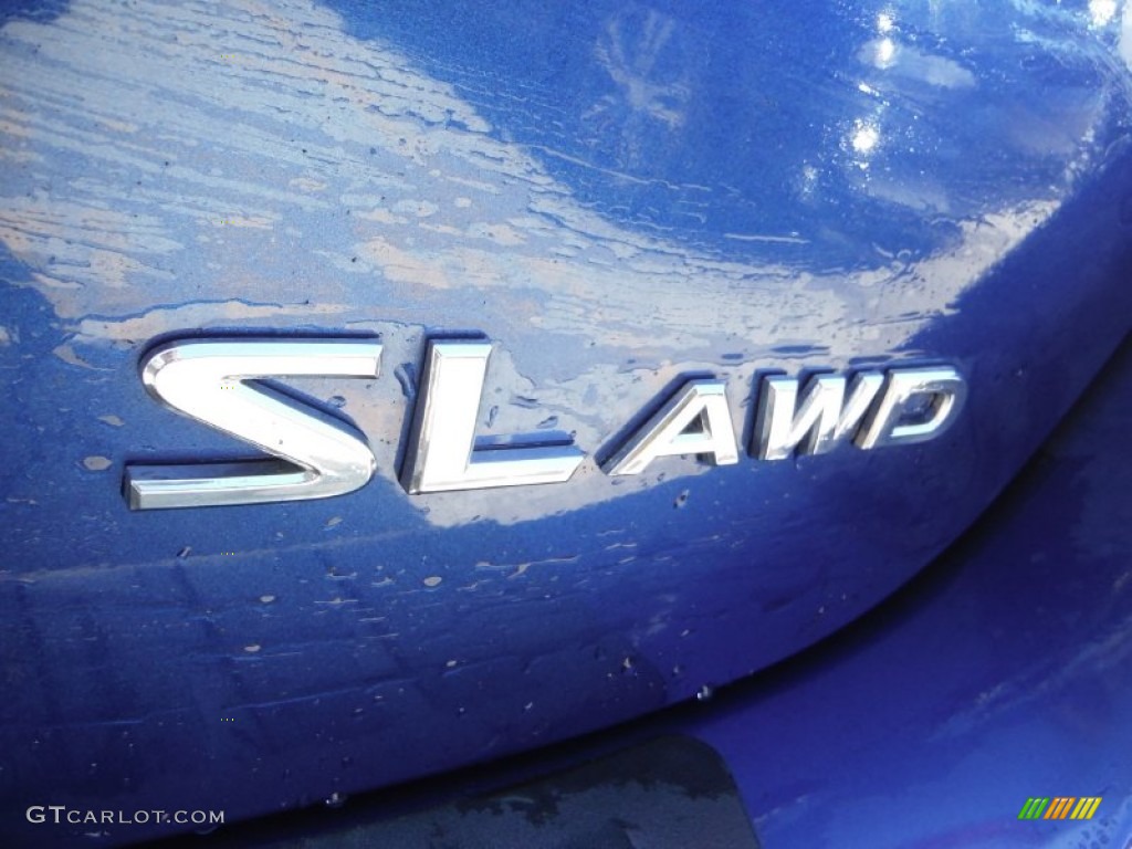 2011 Rogue SL AWD - Indigo Blue Metallic / Gray photo #10