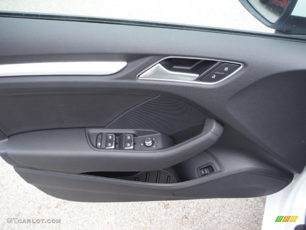 2016 Audi A3 2.0 Premium quattro Black Door Panel Photo #106654925