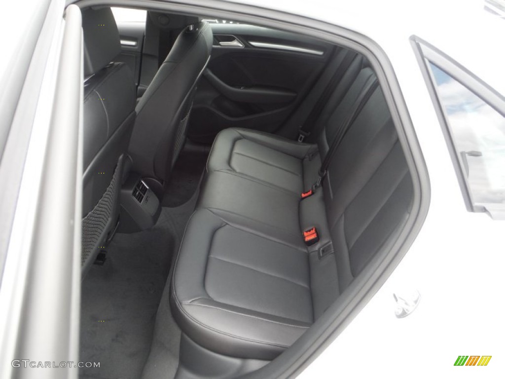 Black Interior 2016 Audi A3 2.0 Premium quattro Photo #106655020