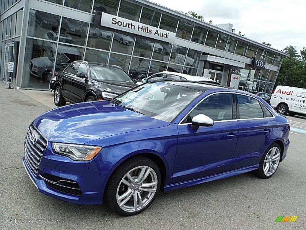 2016 S3 2.0T Premium Plus quattro - Sepang Blue Pearl / Black photo #1
