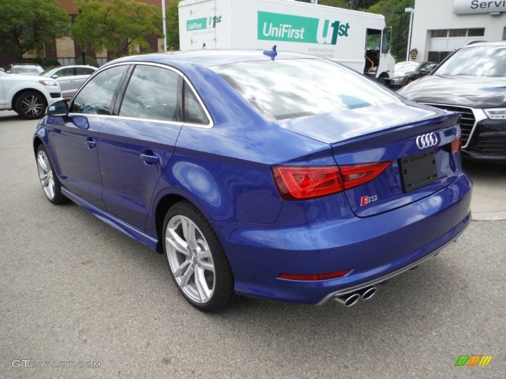 2016 S3 2.0T Premium Plus quattro - Sepang Blue Pearl / Black photo #14