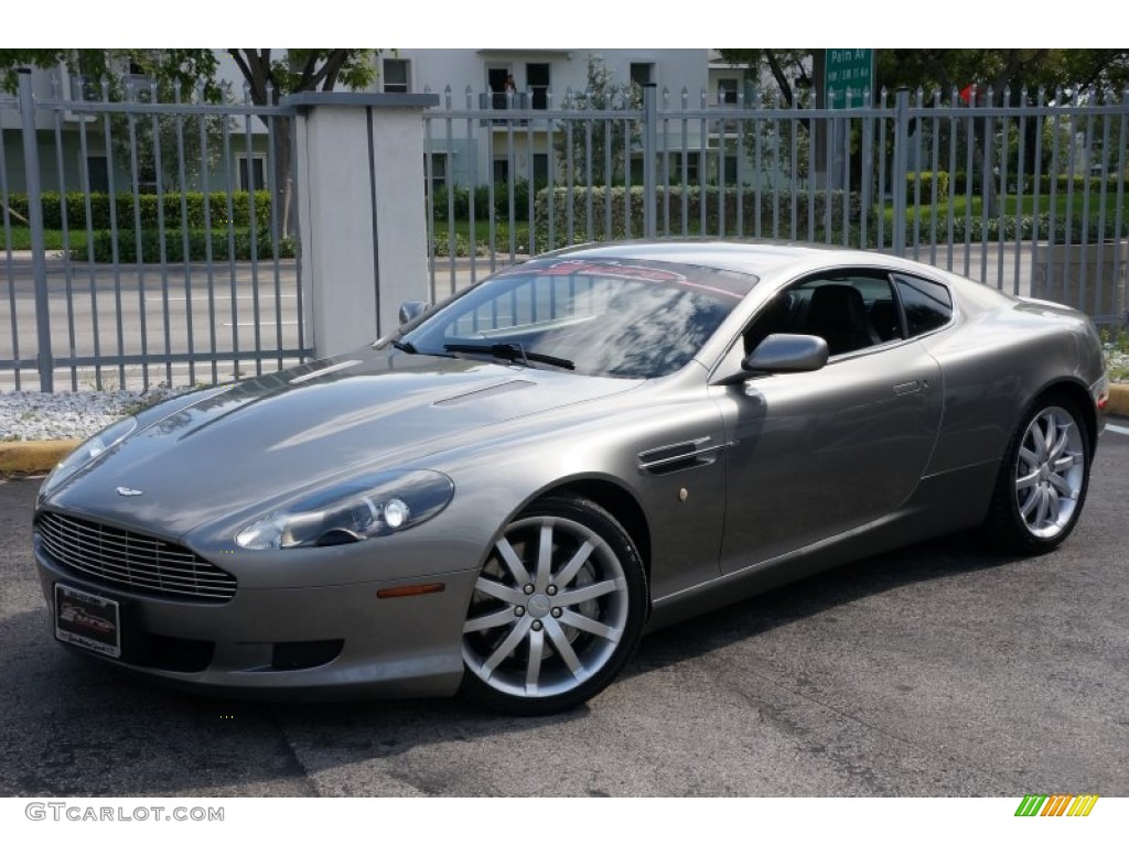 2005 DB9 Coupe - Titanium Silver / Black photo #1