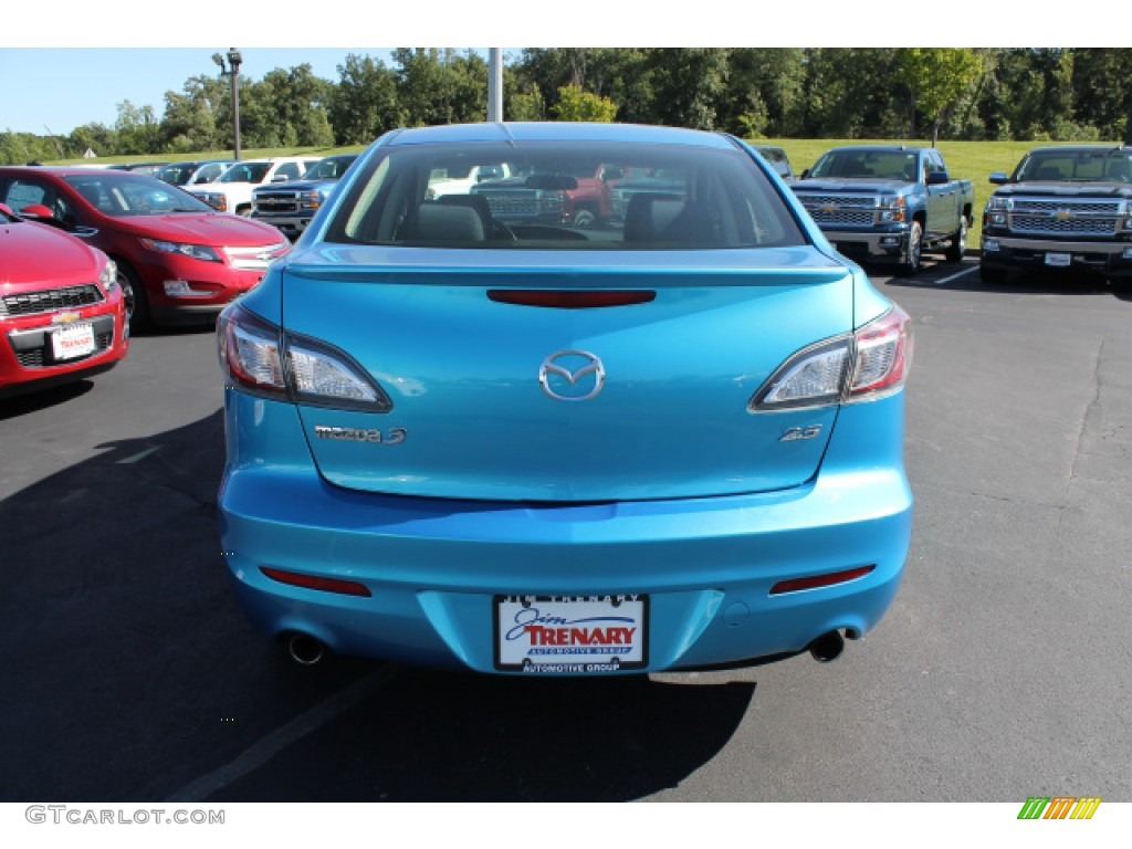 2010 MAZDA3 s Sport 4 Door - Celestial Blue Mica / Black photo #6