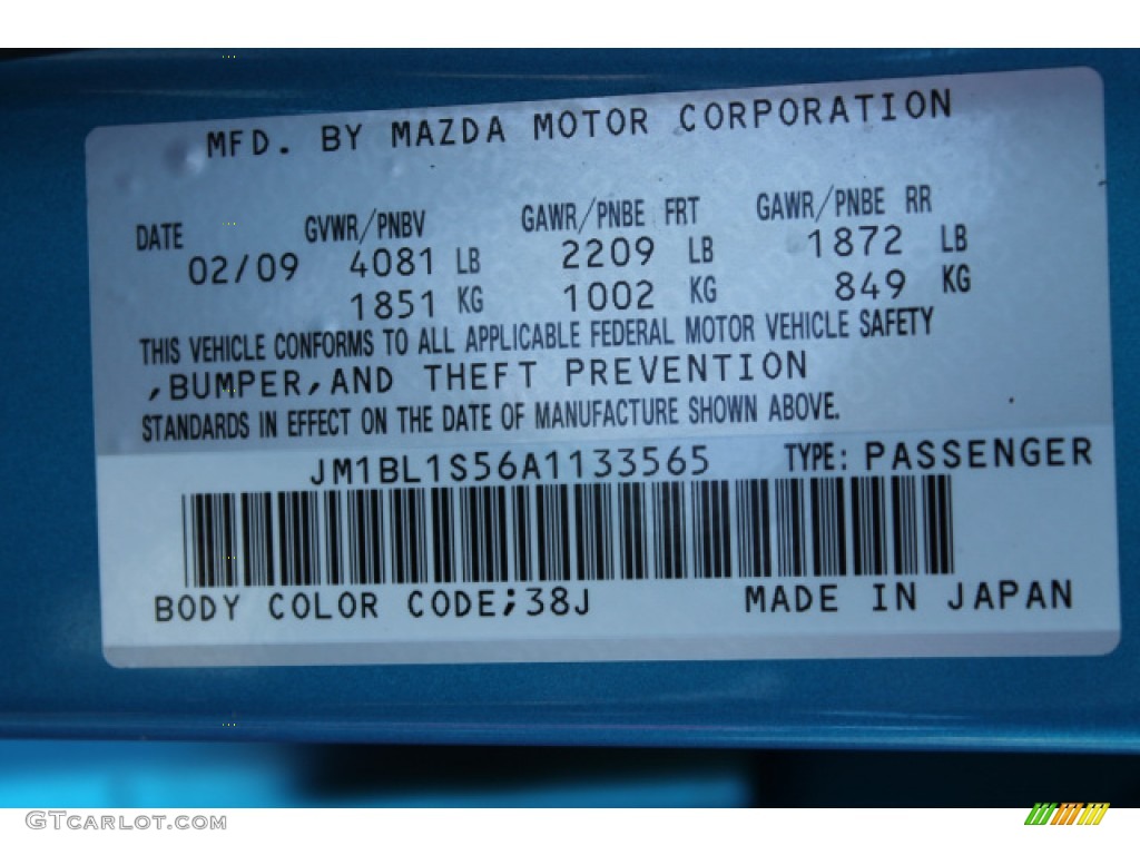 2010 MAZDA3 s Sport 4 Door - Celestial Blue Mica / Black photo #17