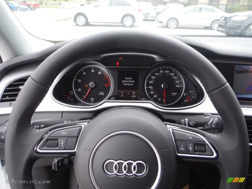 2016 Audi allroad Premium Plus quattro Black Steering Wheel Photo #106657643