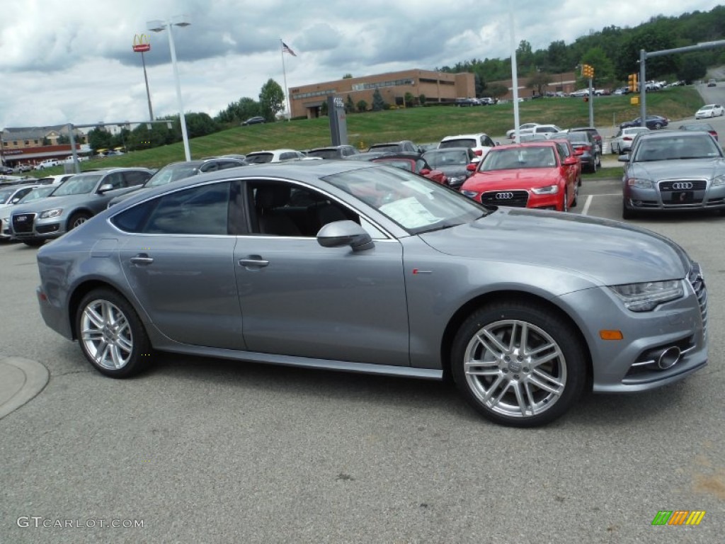 Tornado Grey Metallic 2016 Audi A7 3.0 TFSI Premium Plus quattro Exterior Photo #106658789