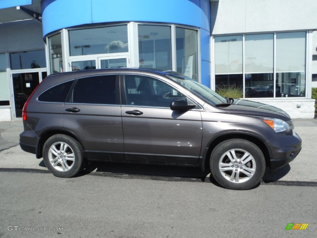 2011 CR-V EX 4WD - Urban Titanium Metallic / Black photo #2