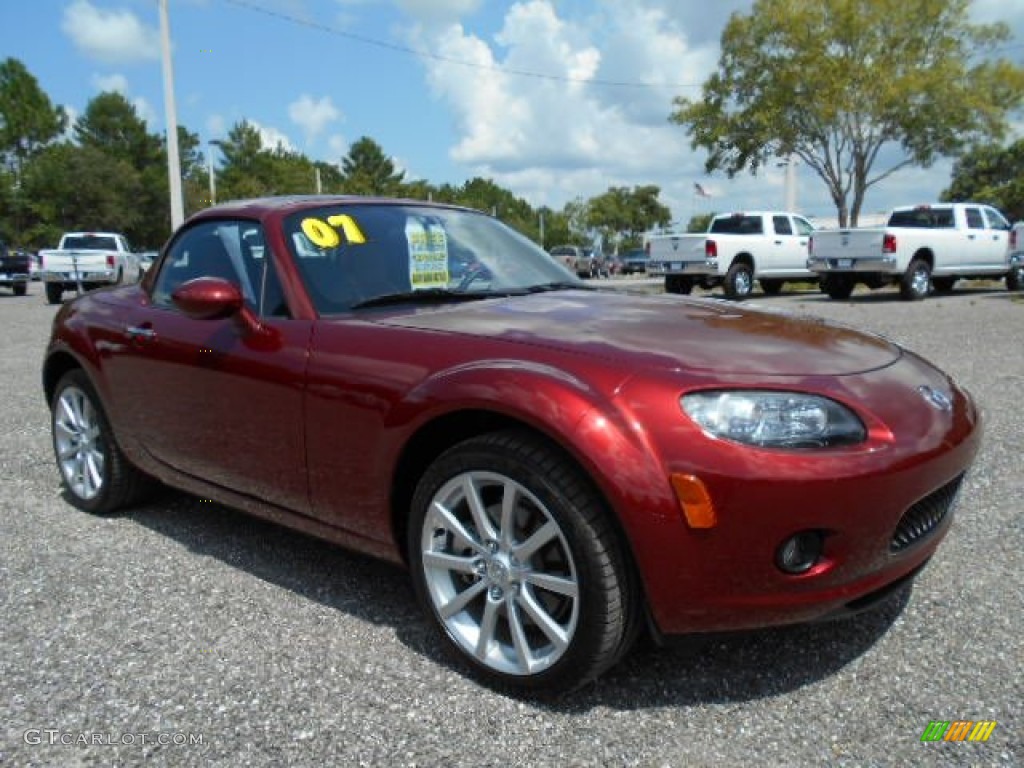 Copper Red Mica 2007 Mazda MX-5 Miata Grand Touring Roadster Exterior Photo #106660139