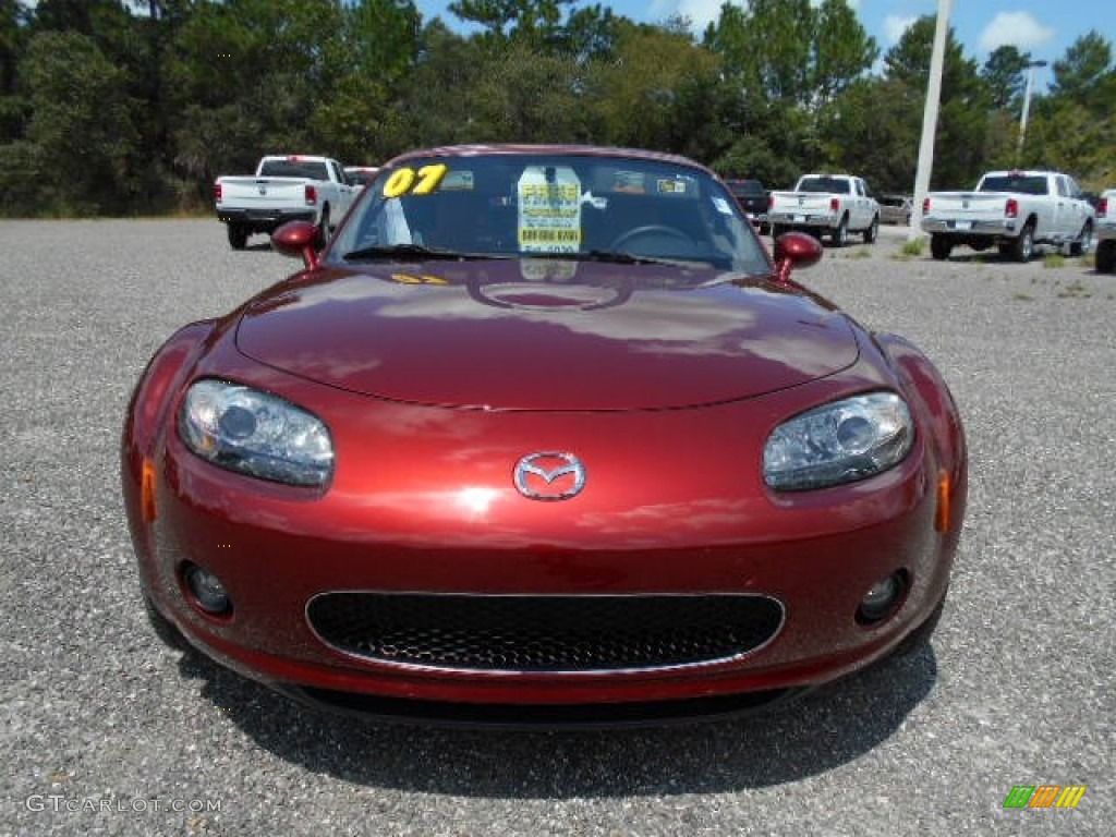 2007 MX-5 Miata Grand Touring Roadster - Copper Red Mica / Tan photo #14