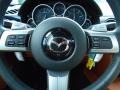 Tan 2007 Mazda MX-5 Miata Grand Touring Roadster Steering Wheel