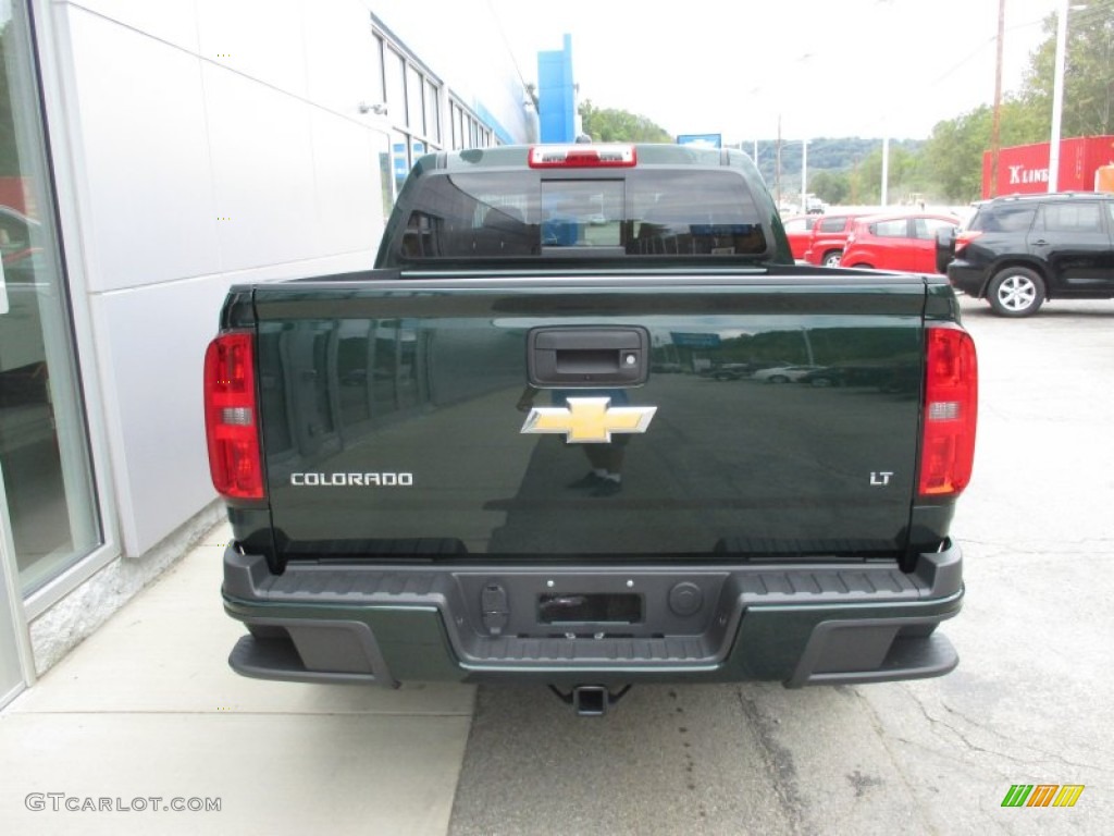 2016 Colorado LT Crew Cab 4x4 - Rainforest Green Metallic / Jet Black/Dark Ash photo #6
