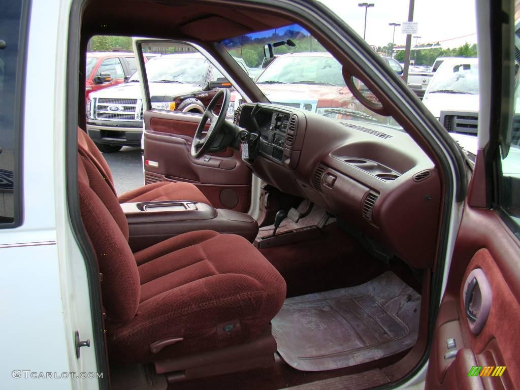 1995 Sierra 1500 SLE Extended Cab 4x4 - Bright Teal Metallic / Burgundy photo #10