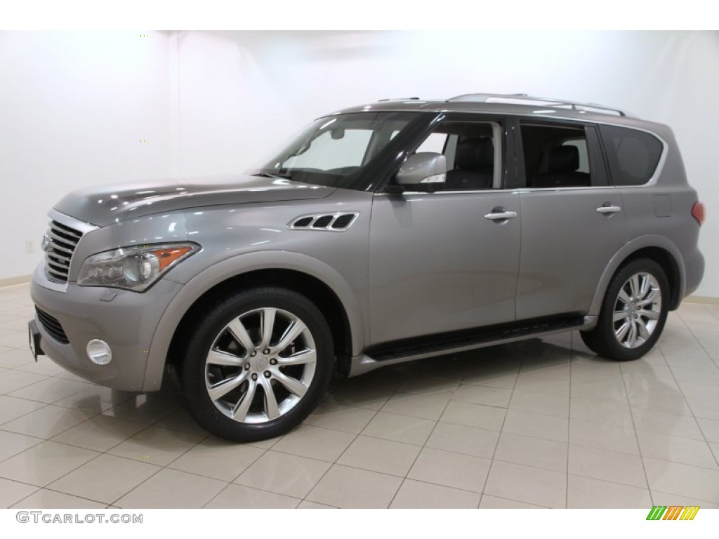 2011 QX 56 4WD - Platinum Graphite / Graphite photo #3