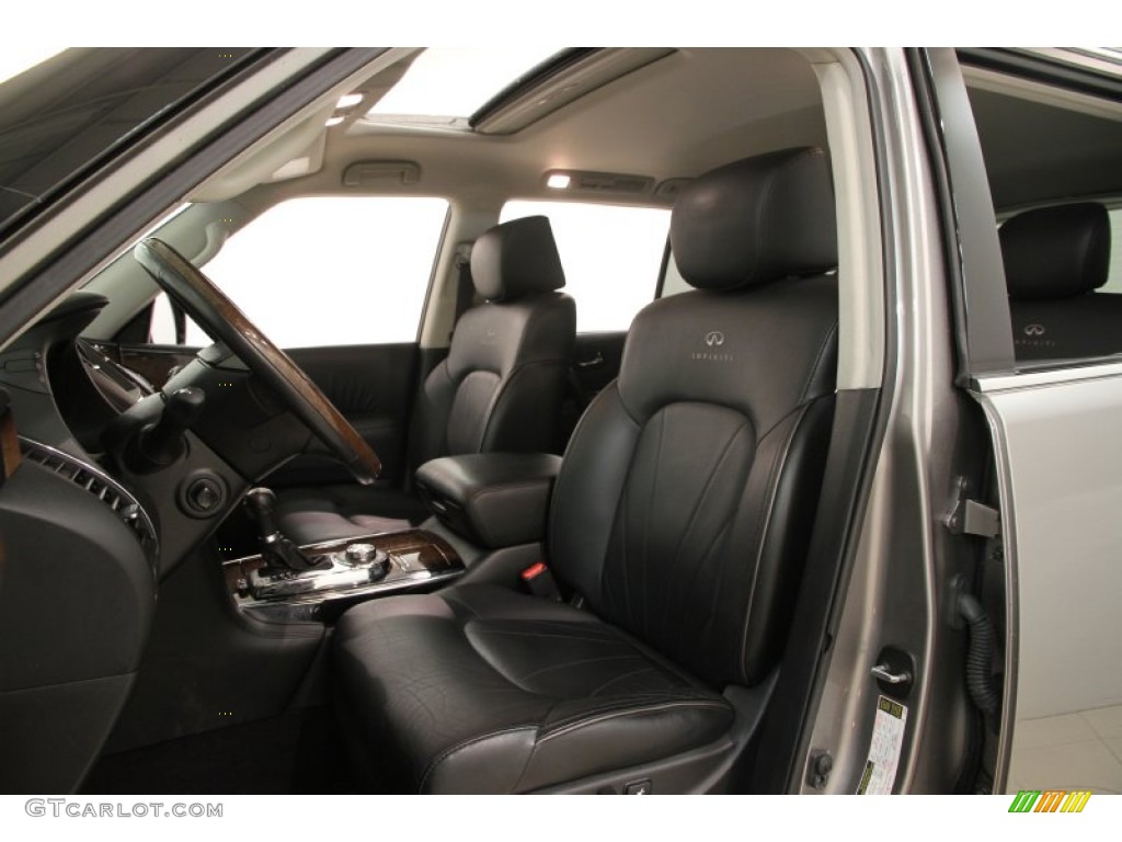 2011 QX 56 4WD - Platinum Graphite / Graphite photo #4