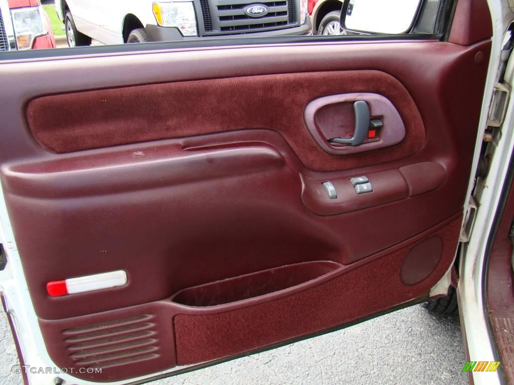 1995 Sierra 1500 SLE Extended Cab 4x4 - Bright Teal Metallic / Burgundy photo #13