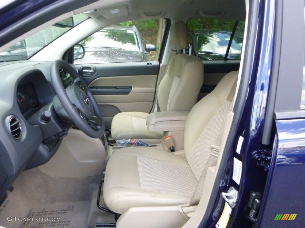 Light Pebble Beige/Dark Slate Gray Interior 2016 Jeep Compass Sport 4x4 Photo #106661405