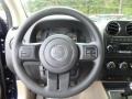 Light Pebble Beige/Dark Slate Gray Steering Wheel Photo for 2016 Jeep Compass #106661435