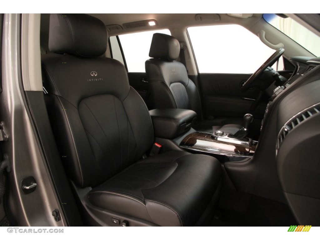 2011 QX 56 4WD - Platinum Graphite / Graphite photo #18