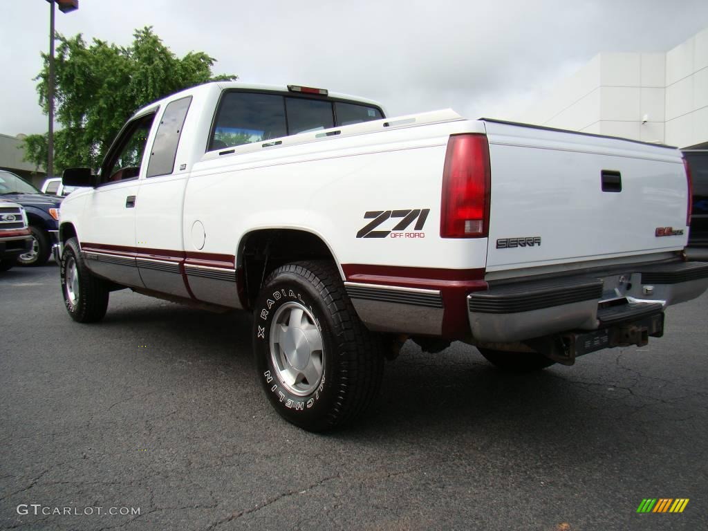 1995 Sierra 1500 SLE Extended Cab 4x4 - Bright Teal Metallic / Burgundy photo #18