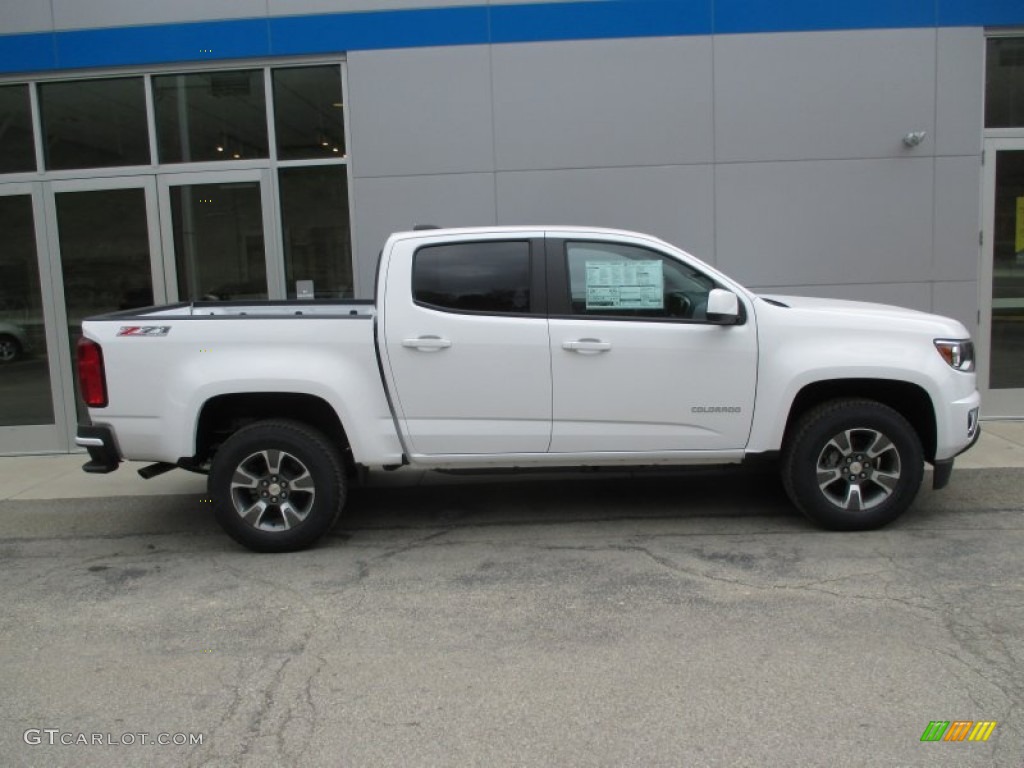 2016 Colorado Z71 Crew Cab 4x4 - Summit White / Jet Black photo #2