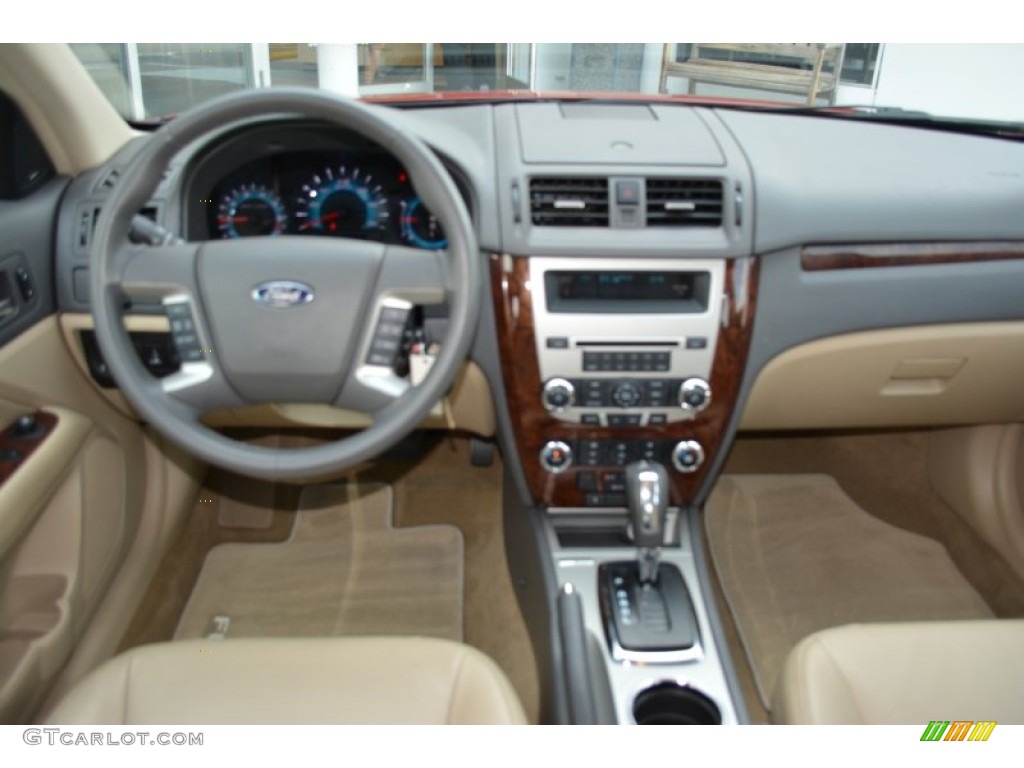 2010 Fusion SEL - Sangria Red Metallic / Camel photo #12