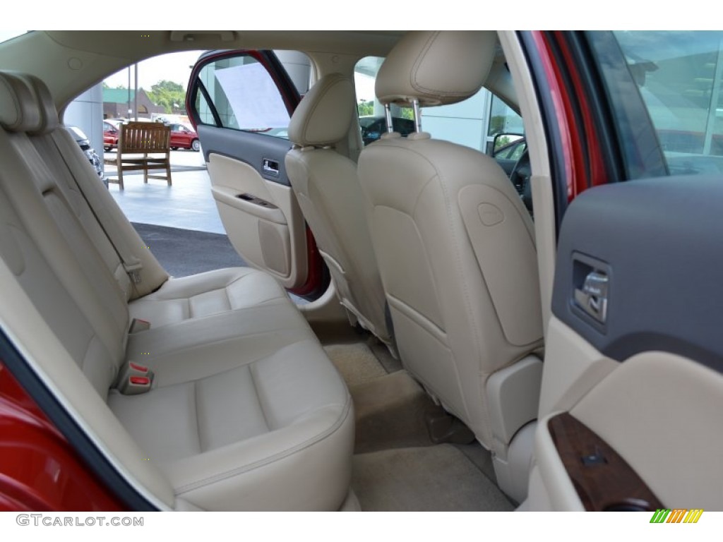 2010 Fusion SEL - Sangria Red Metallic / Camel photo #15