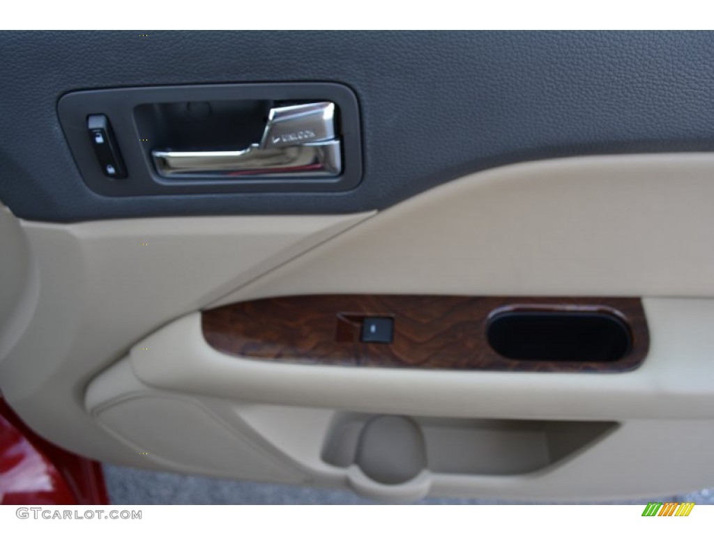 2010 Fusion SEL - Sangria Red Metallic / Camel photo #16