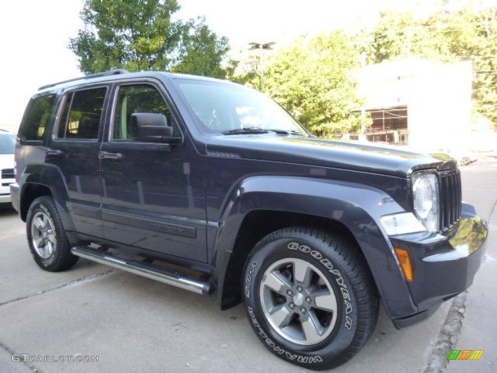 2008 Liberty Sport 4x4 - Modern Blue Pearl / Pastel Slate Gray photo #1