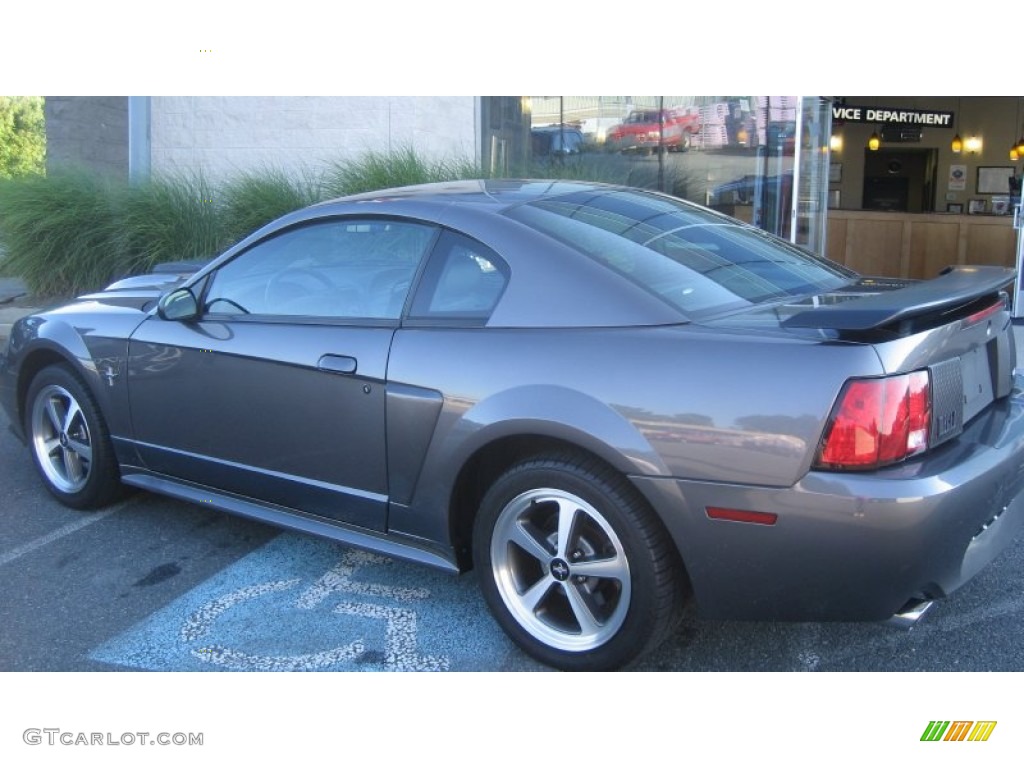 2003 Mustang Mach 1 Coupe - Dark Shadow Grey Metallic / Dark Charcoal photo #2