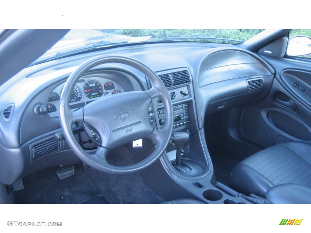 2003 Mustang Mach 1 Coupe - Dark Shadow Grey Metallic / Dark Charcoal photo #8