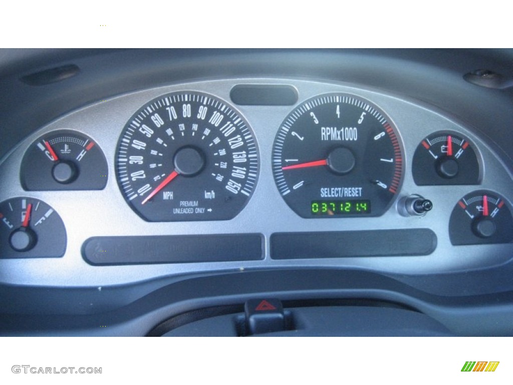 2003 Ford Mustang Mach 1 Coupe Gauges Photo #106670390