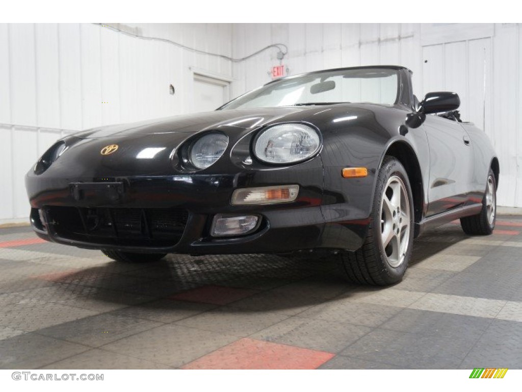 1997 Celica GT Convertible - Black / Black photo #2