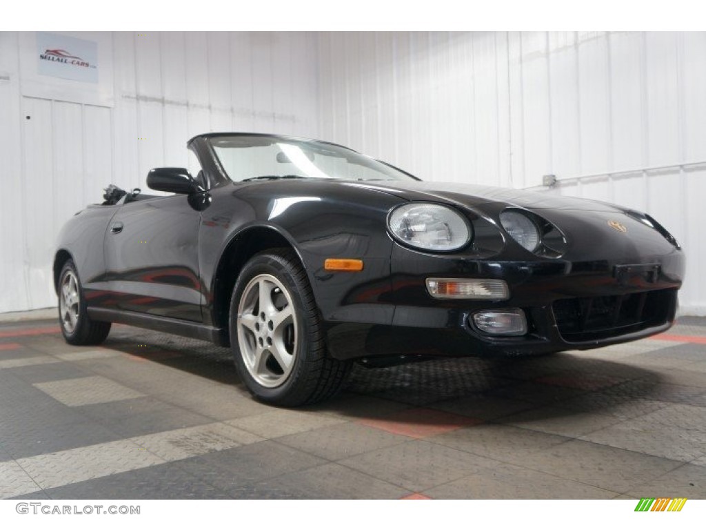 1997 Celica GT Convertible - Black / Black photo #4