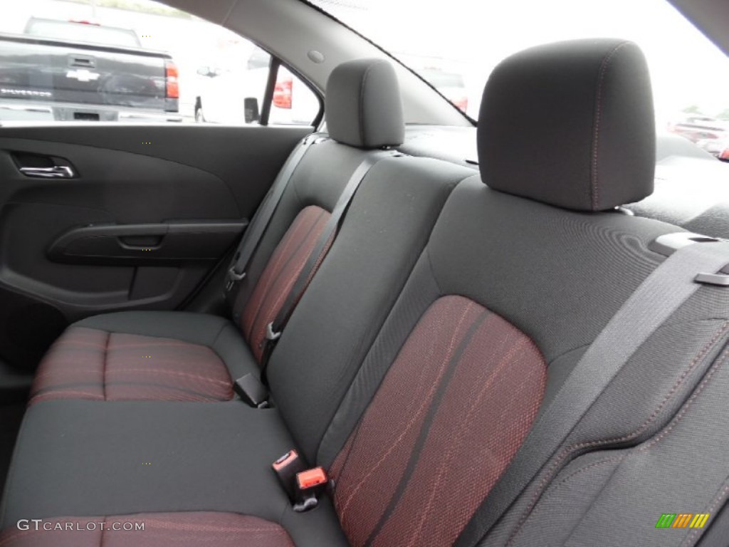 2016 Chevrolet Sonic LT Sedan Rear Seat Photo #106671626