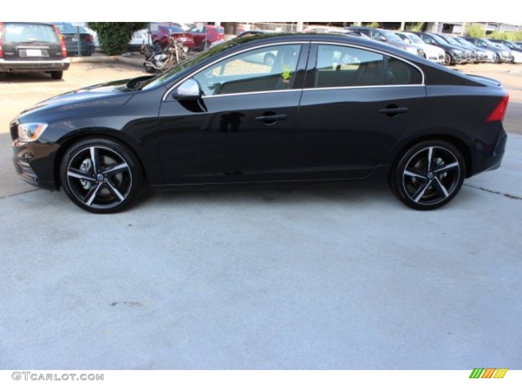 Onyx Black Metallic 2016 Volvo S60 T6 R-Design AWD Exterior Photo #106672631
