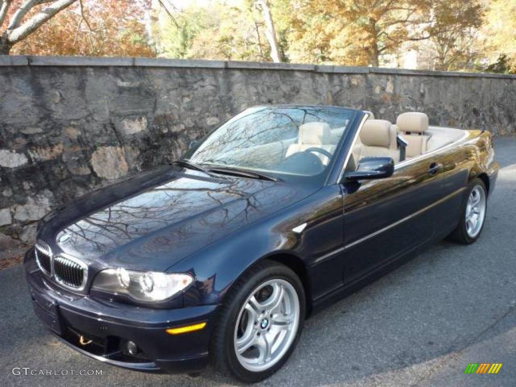 2005 3 Series 330i Convertible - Monaco Blue Metallic / Sand photo #2