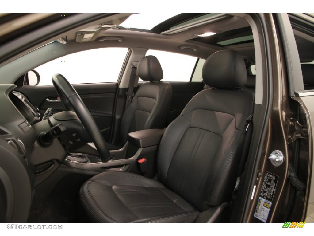 Black Interior 2013 Kia Sportage EX AWD Photo #106675262