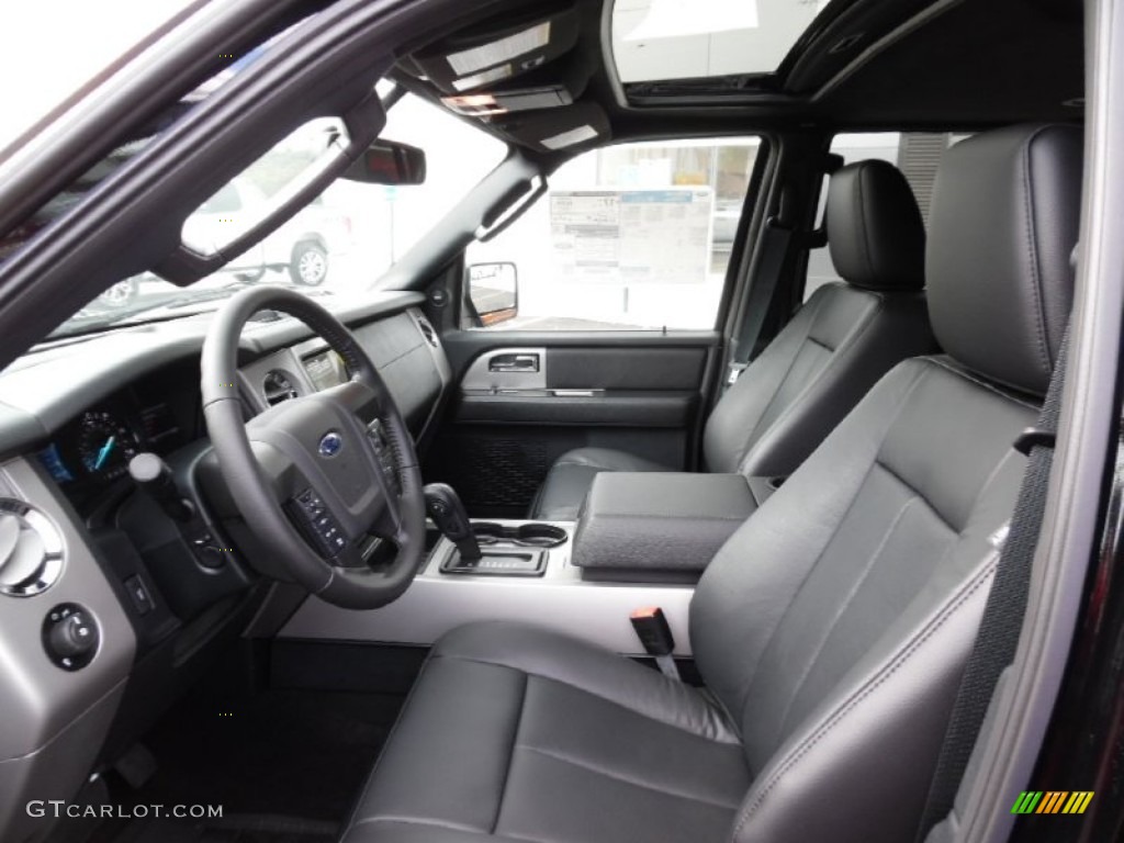 Ebony Interior 2016 Ford Expedition XLT 4x4 Photo #106675451