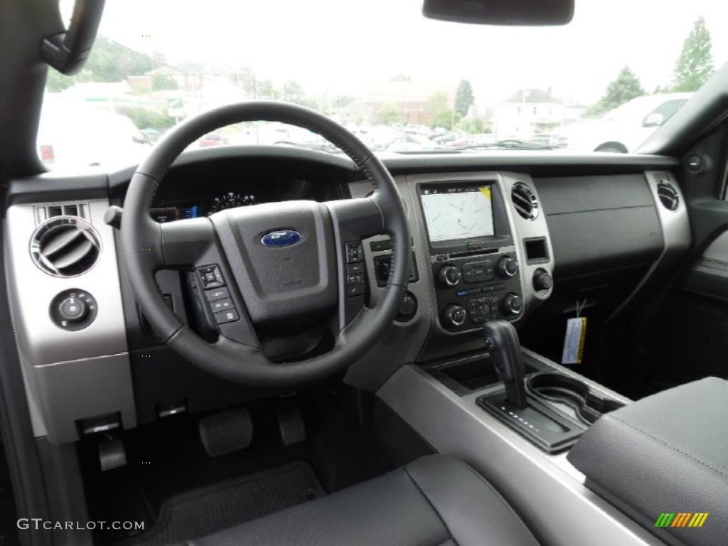 Ebony Interior 2016 Ford Expedition XLT 4x4 Photo #106675496