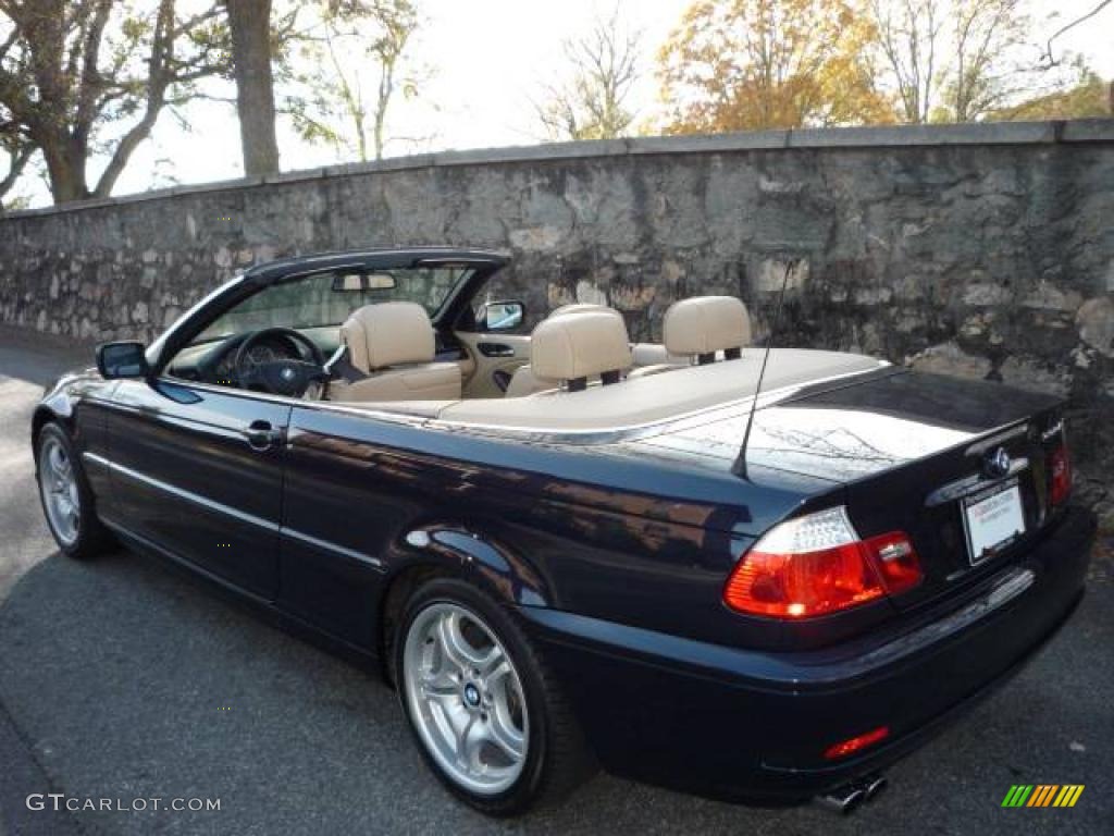 2005 3 Series 330i Convertible - Monaco Blue Metallic / Sand photo #4