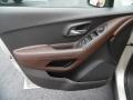 Jet Black/Brownstone 2016 Chevrolet Trax LT AWD Door Panel