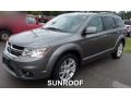 Storm Gray Pearl 2013 Dodge Journey Crew Exterior