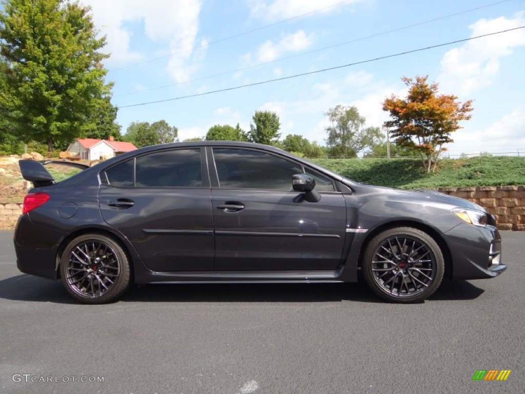 Dark Gray Metallic 2015 Subaru WRX STI Limited Exterior Photo #106680827