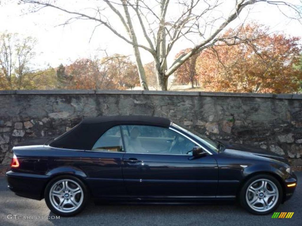 2005 3 Series 330i Convertible - Monaco Blue Metallic / Sand photo #15